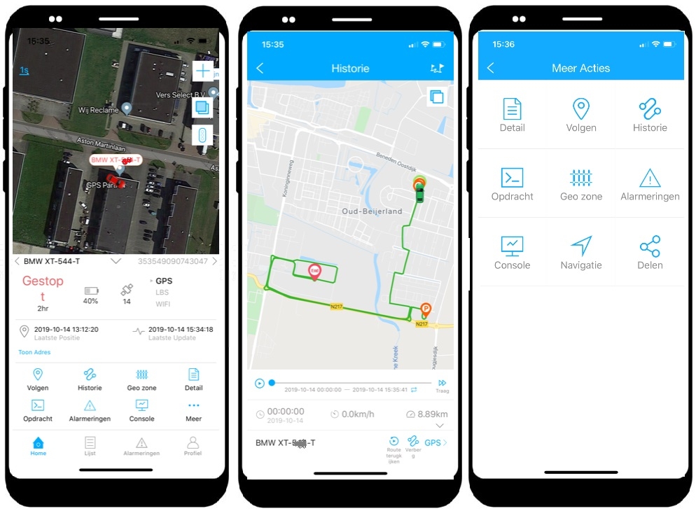 Onntrack 200 inbouw GPS tracker - gebruiksklaar - met smartphone app